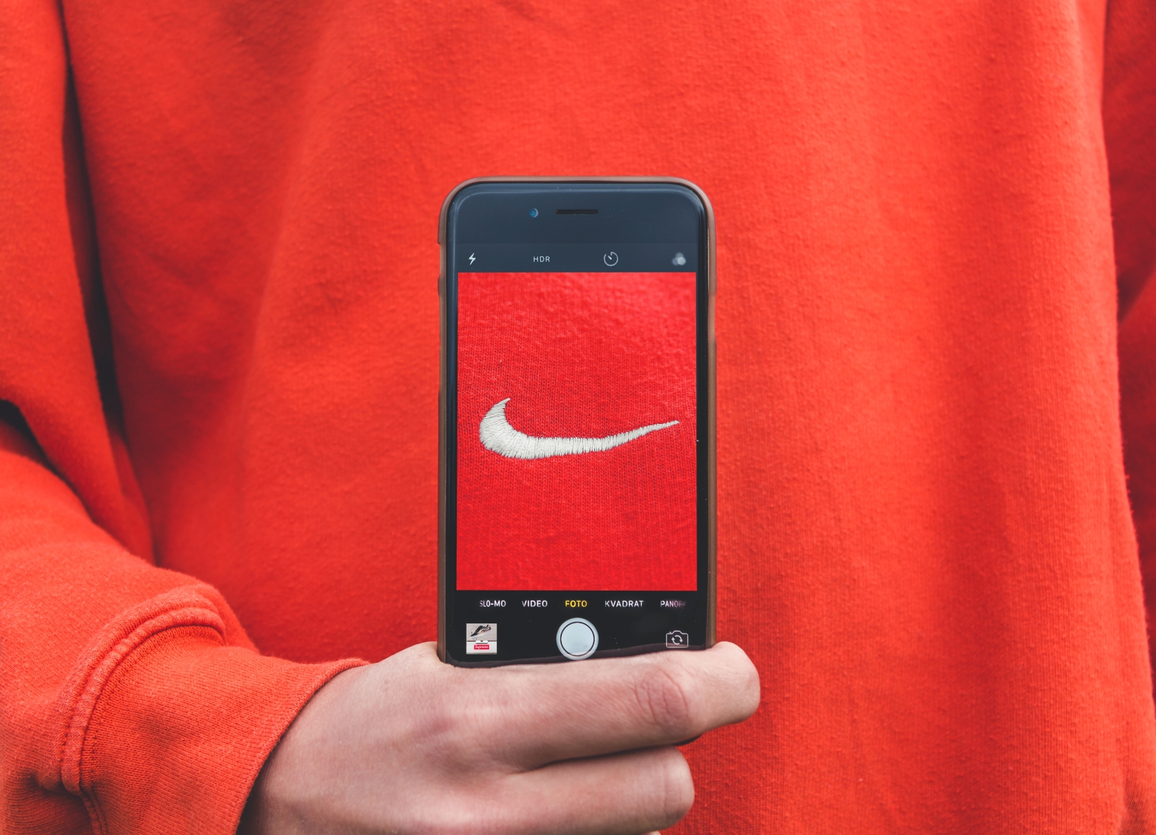 nike-logo-on-a-red-shirt